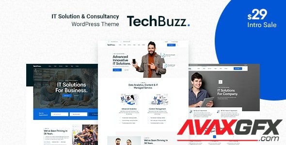 ThemeForest - BngTech v1.0.4 - IT Solutions WordPress Theme - 28287058