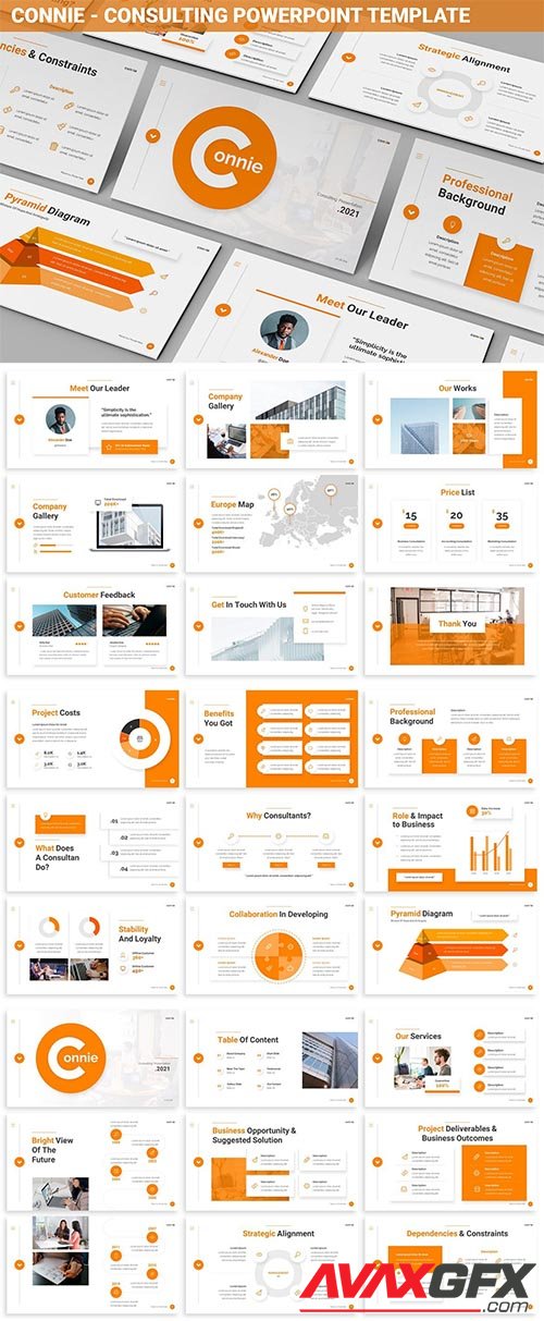 Connie - Consulting Powerpoint Template
