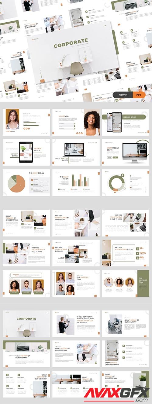Gawwi - Creative & Bussines - Powerpoint, Keynote and Google Slides Template