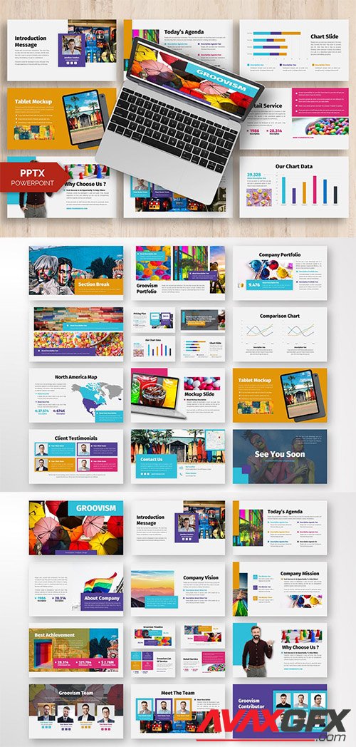 Groovism - Business Powerpoint Template