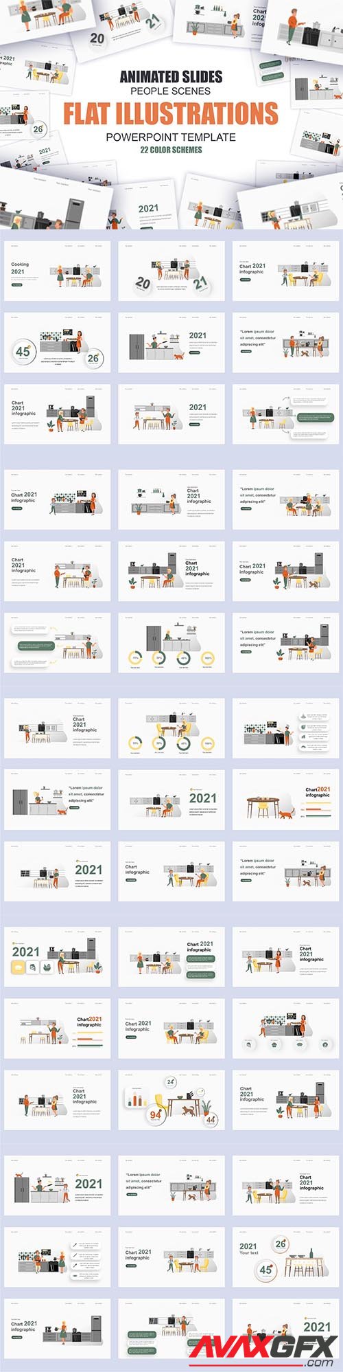 Cooking Illustration Powerpoint Template