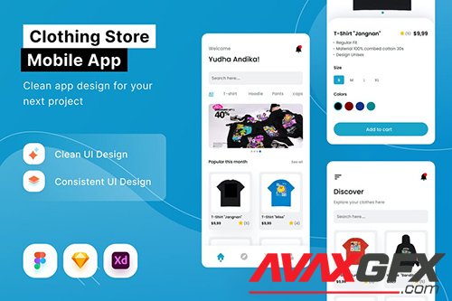 Clothing Store Mobile App 3V7SH9P