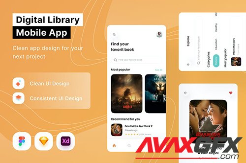 Digital Library Mobile App E2N7BVZ