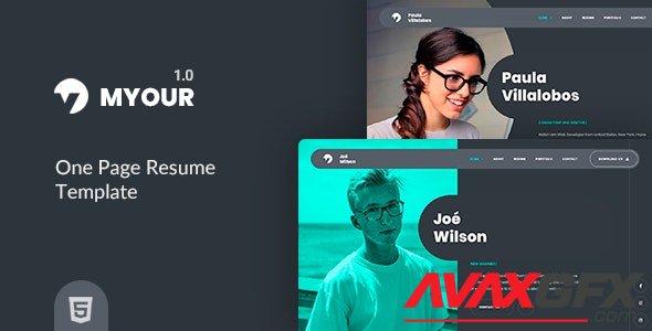 ThemeForest - Myour v1.0.1 - CV Resume Template - 25744677