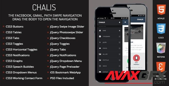 ThemeForest - Chalis Mobile v1.0 - 5510542