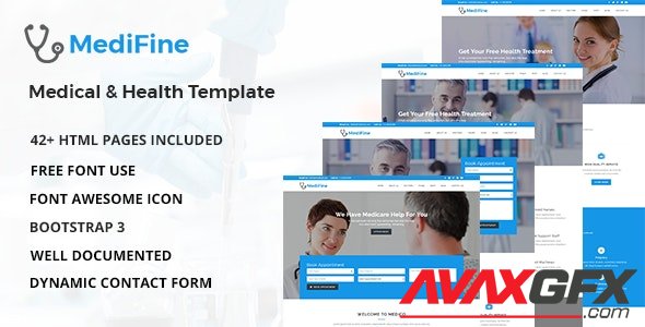 ThemeForest - MediFine v1.1 - Health and Medical HTML Template - 19783026