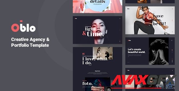 ThemeForest - Oblo v1.1.0 - Showcase Portfolio Template - 30553385