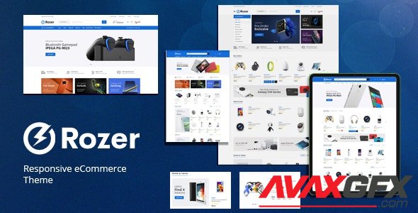 ThemeForest - Rozer v1.0 - Digital Responsive OpenCart Theme (Included Color Swatches) - 33219761