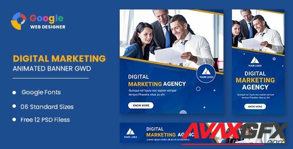 CodeCanyon - Digital Marketing Animated Banner Google Web Designer v1.0 - 33091627