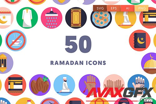 50 Ramadan Icons 8A5BUZR