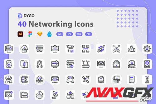 Dygo - Networking Icons PE5Z2Y4