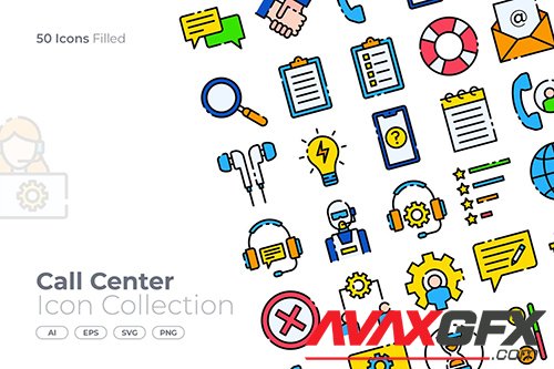 Call Center Filled Icon XLFQLVS