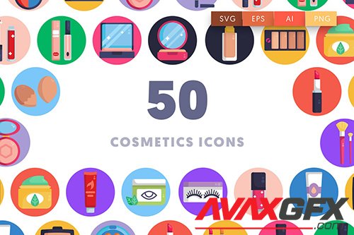 50 Cosmetics Icons 3KTQ3JH