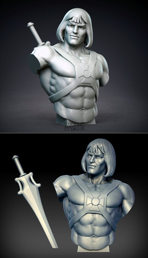 80s TRIBUTE bust – 3D Printable STL