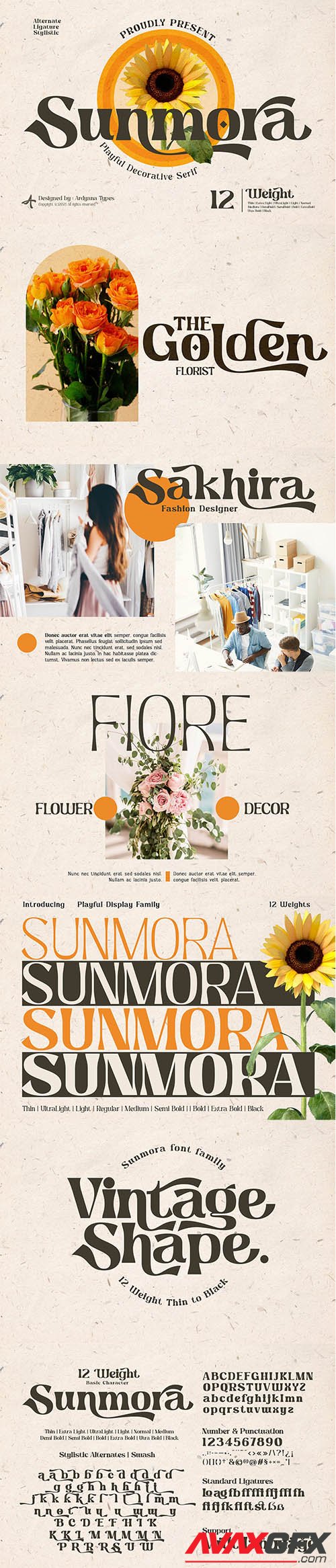 Sunmora - Playful Decorative Serif 6320585