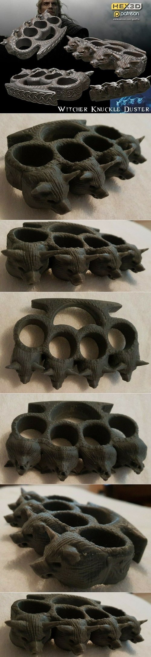 The Witcher Knuckle Duster – 3D Printable STL