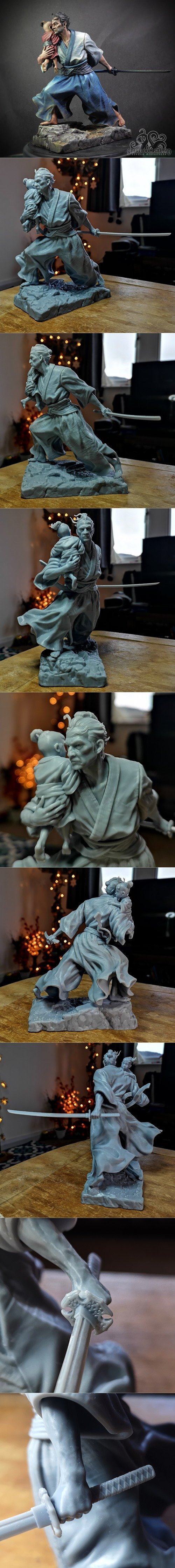 Lone Wolf and Cub – 3D Printable STL