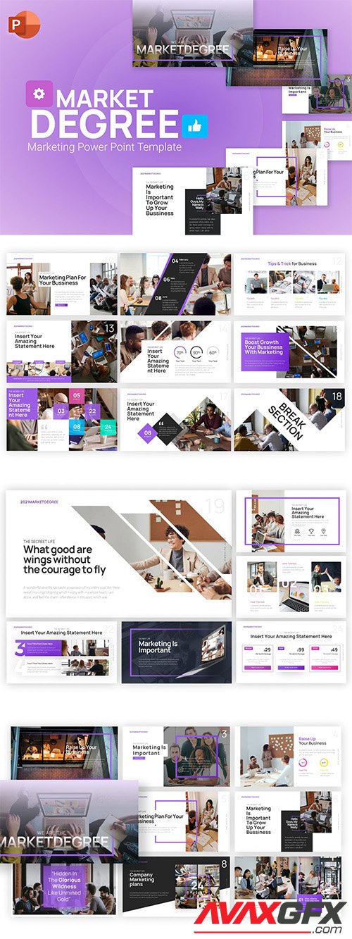 Marketdegree Marketing Modern PowerPoint Template