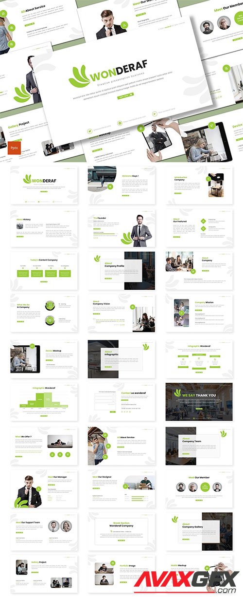 Wonderaf - Business - Powerpoint, Keynote and Google Slides Template