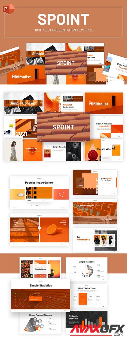 Spoint Multipurpose Minimalist PowerPoint Template