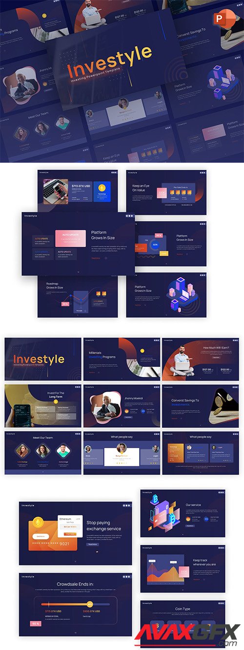 Investyle Investing Modern PowerPoint Template