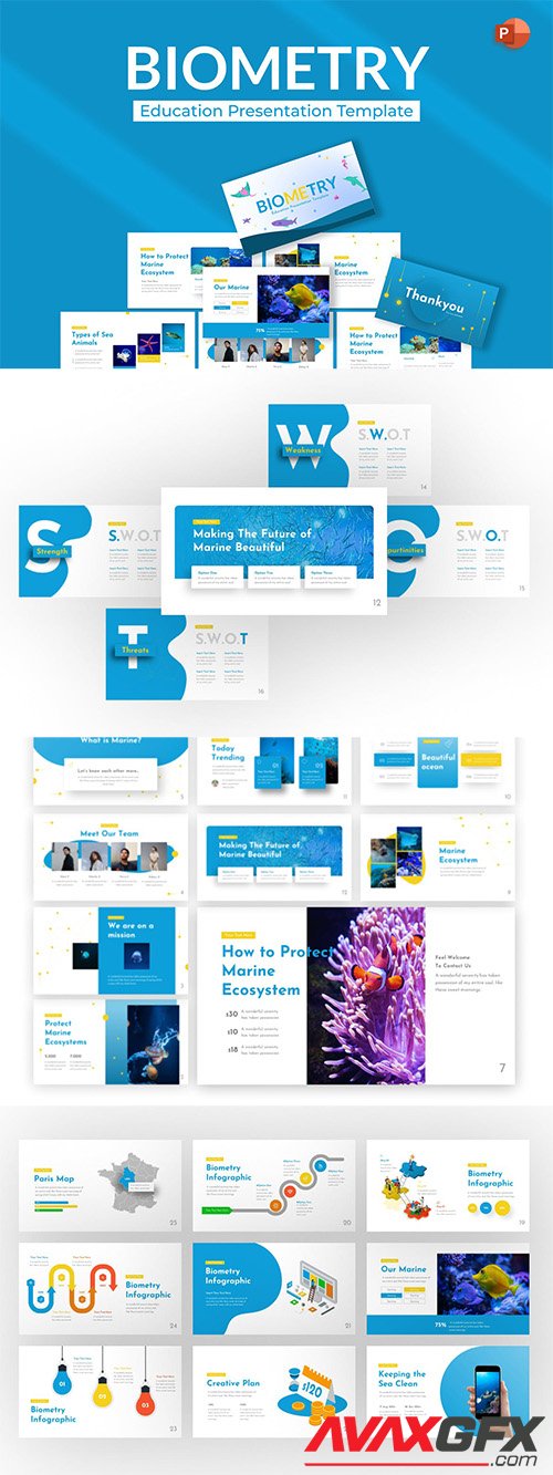 Biometry Education Modern PowerPoint Template