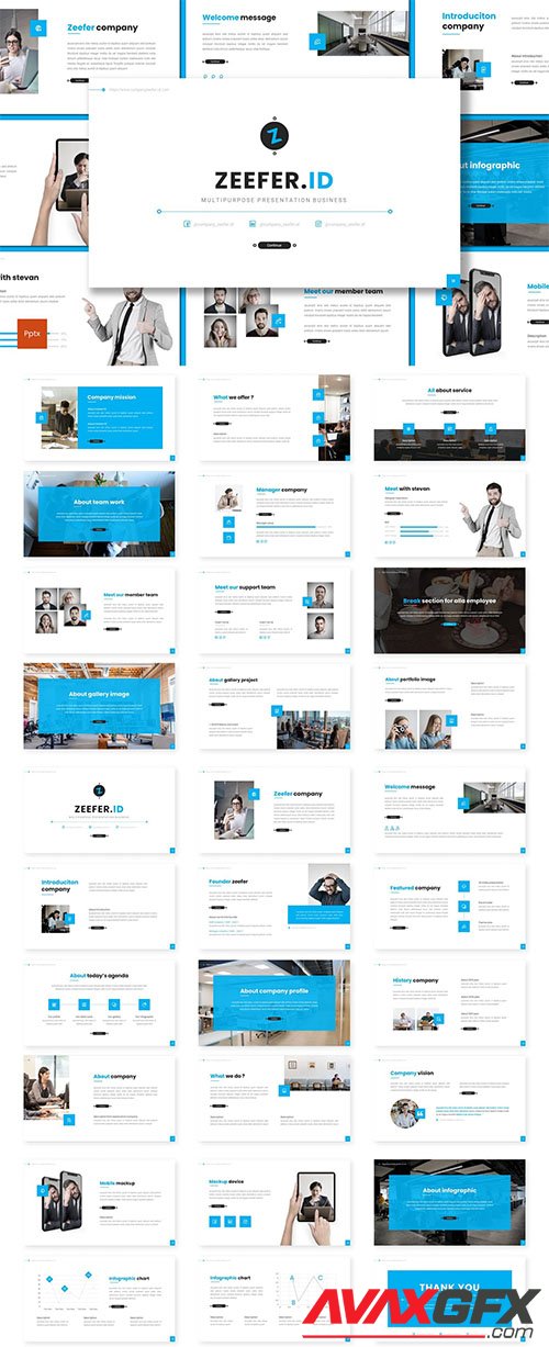 Zeefer - Multipurpose - Powerpoint, Keynote and Google Slides Template