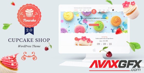 ThemeForest - Noucake v2.0.20 - Bakery WordPress Theme - 20253709