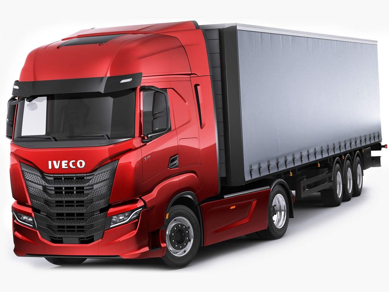Iveco S-Way 2020 with trailer