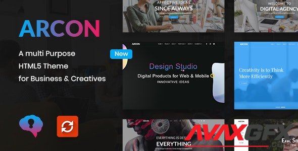 ThemeForest - Arcon v1.0 - Creative Multi-Purpose HTML Template (Update: 26 March 20) - 19998079