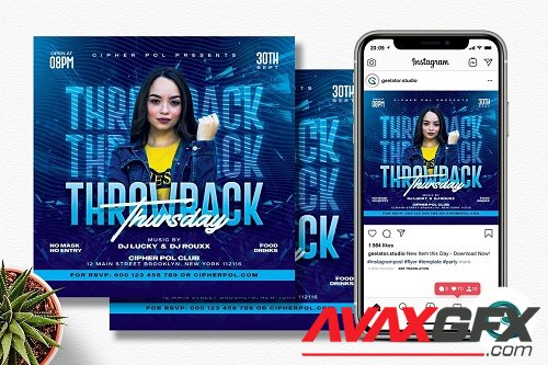 Night Club Party Flyer Template - 6333415