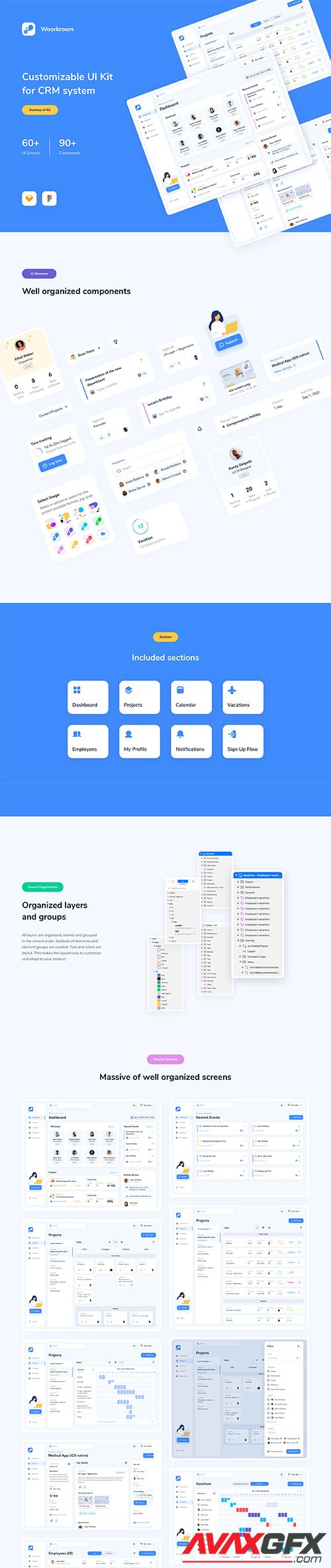 UI For a CRM System