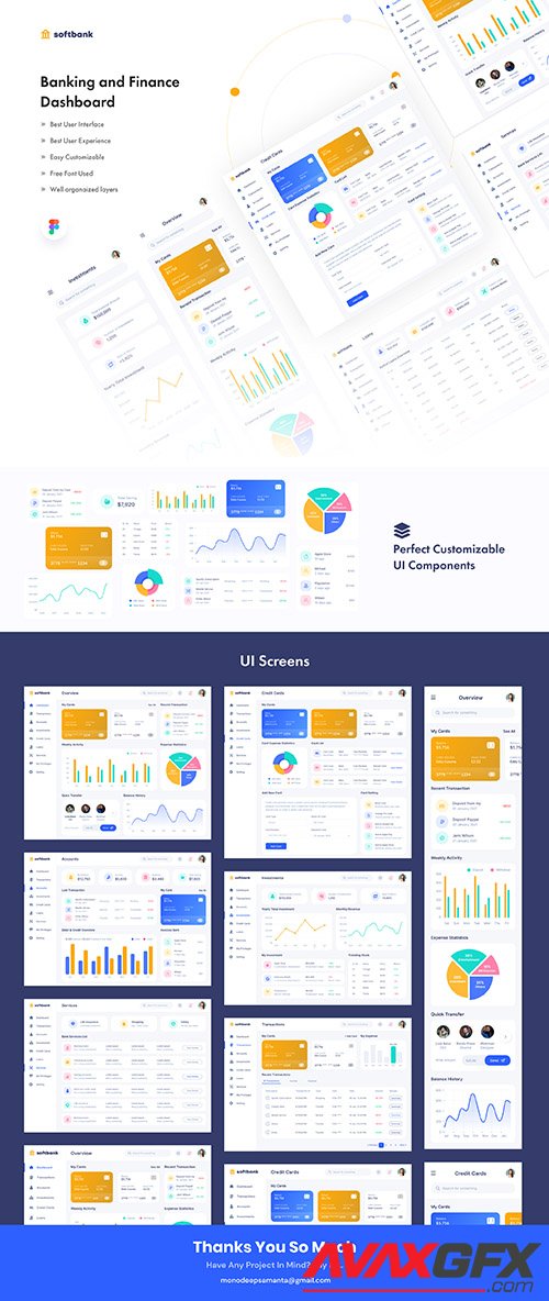 Soft Bank - Banking And Finance Dashboard