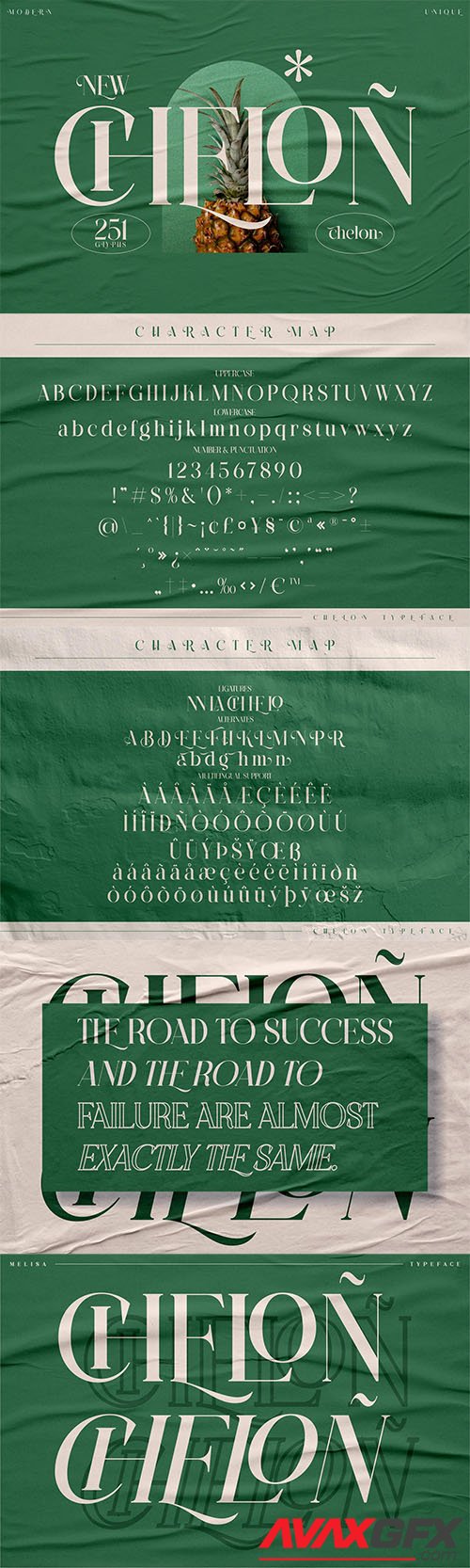 CHELON Classy Serif Font 6274290