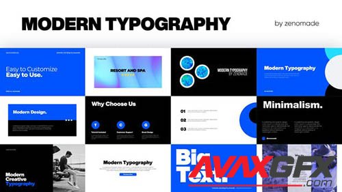 Modern Typography Pack 33240136