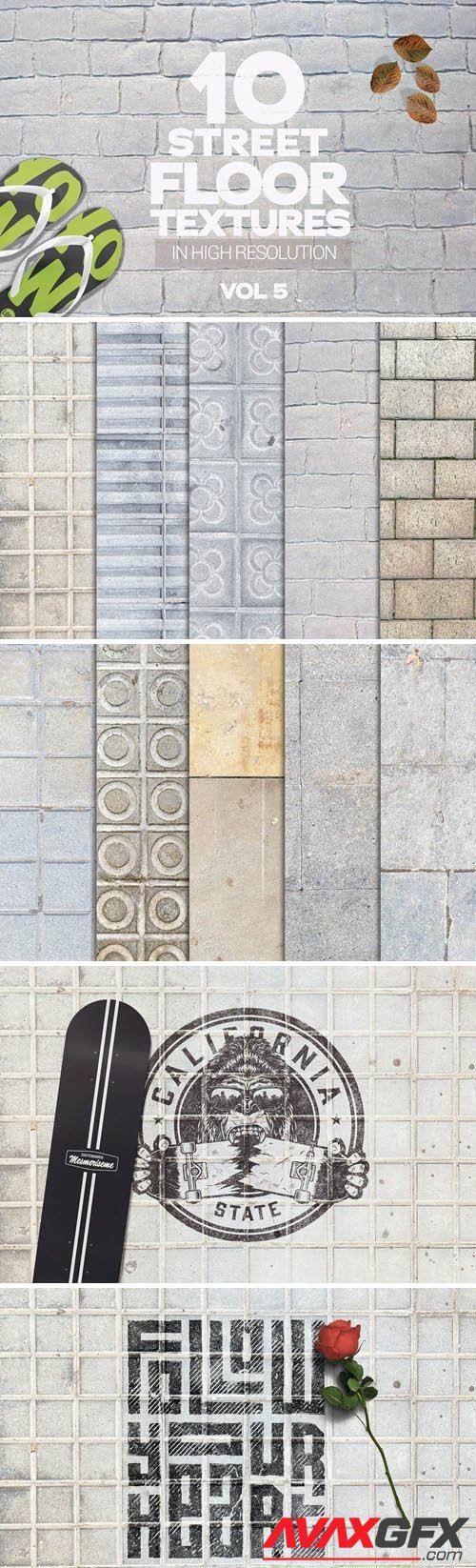 Street Floor Textures x10 Vol.5 - 6040943