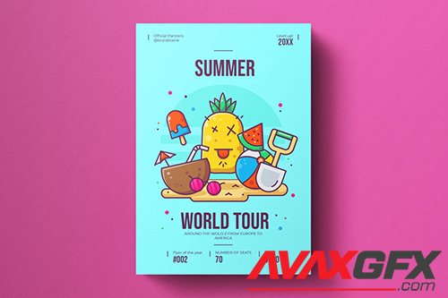Summer Party Flyer Template