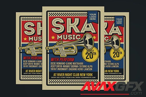 Ska Music Flyer R5VR2CM