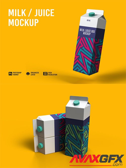 Milk - Juice Mockup EFR4QXL