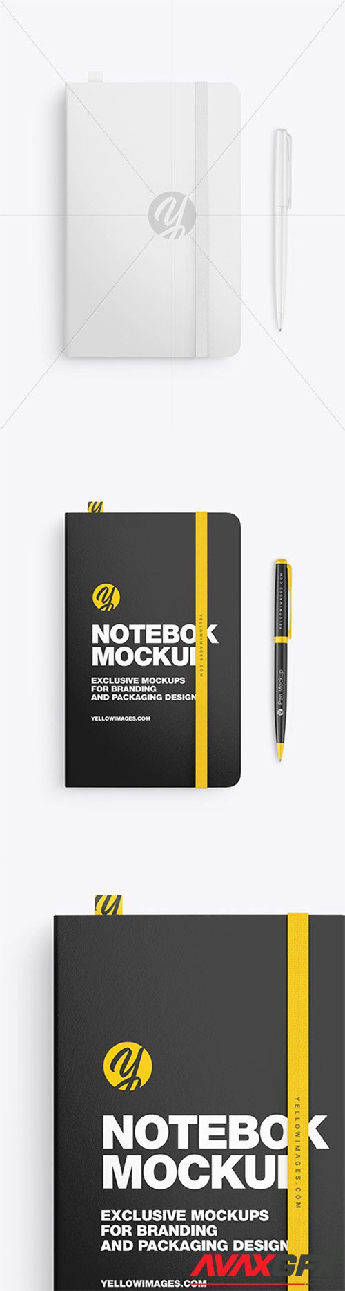 Notebook with Pen Mockup 85722 TIF