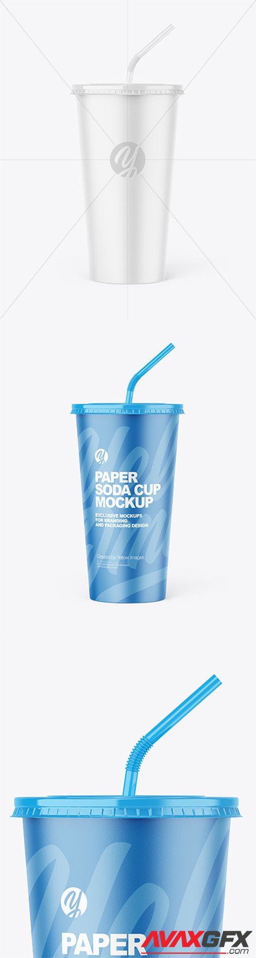Paper Soda Cup Mockup 85720 TIF
