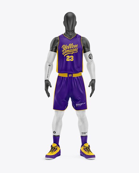 Basketball Kit Mockup - Front View 86371