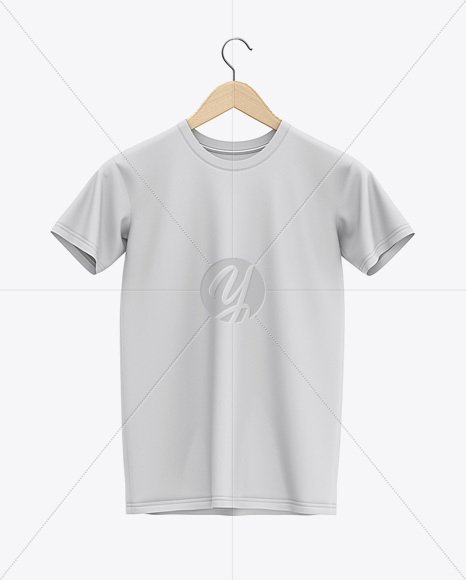 Hanging T-Shirt Mockup - Front View 33153