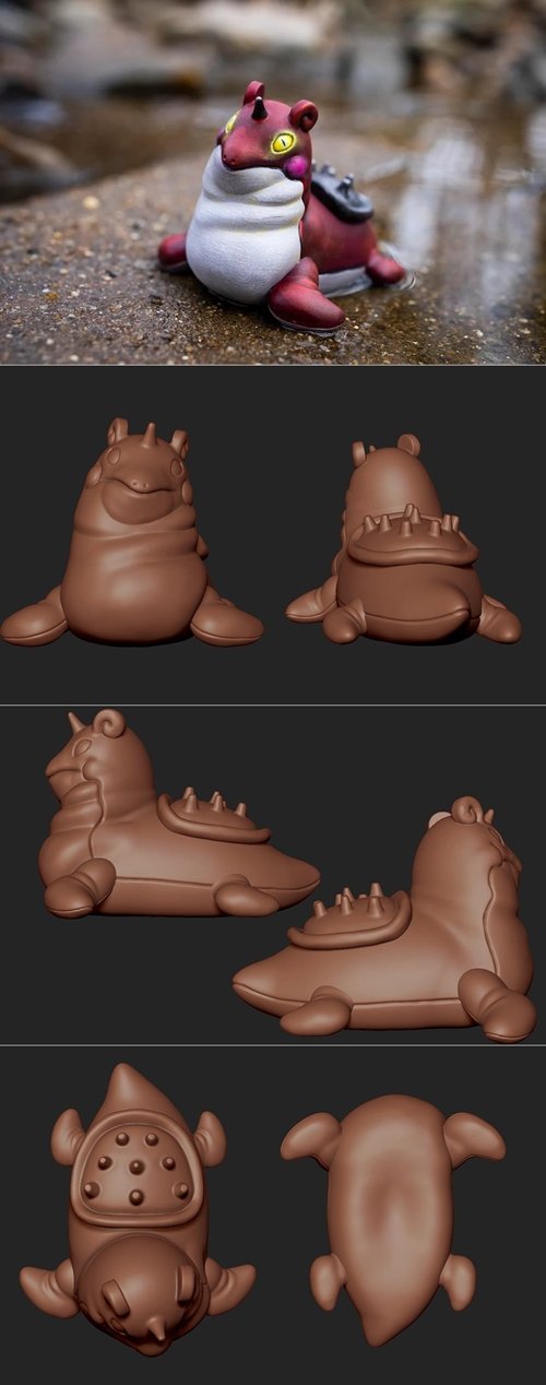 Chonky Nessie – 3D Printable STL