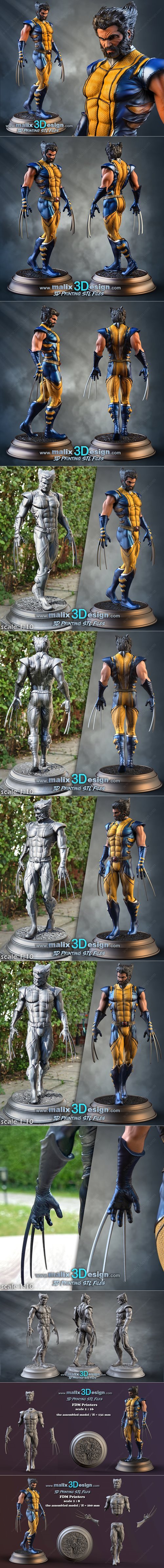 Weapon-X (Wolverine) – 3D Printable STL