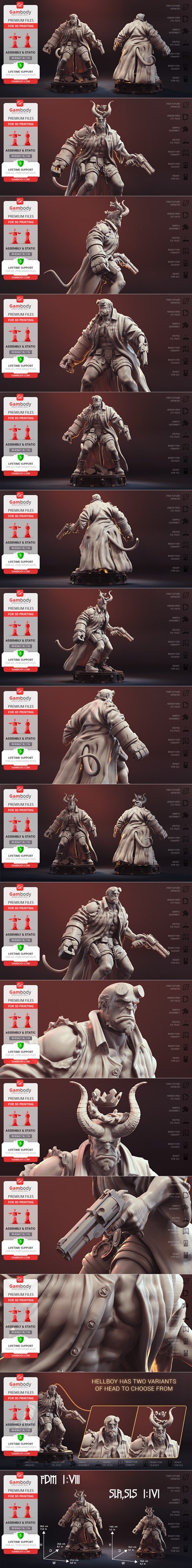 Hellboy – 3D Printable STL