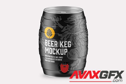 Beer Keg Mockup ZQP2Q9S