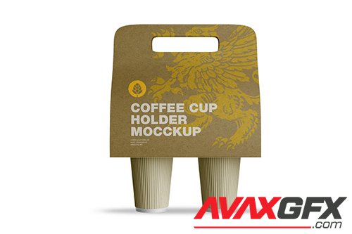 Coffee Cups Holder Mockup YBDXTX3