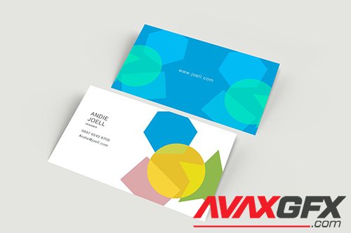 Simple Business Card Mockup PTEK9AM