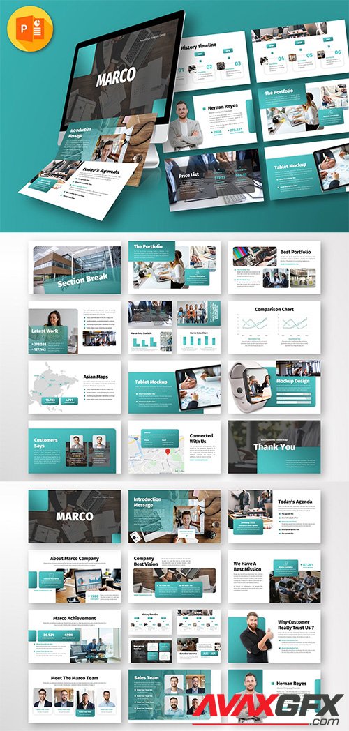 Marco - Business Powerpoint Template